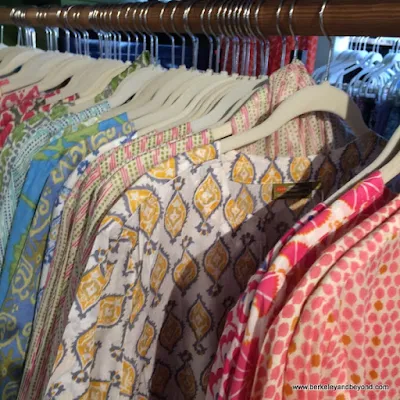 Indian-style tunics at rockflowerpaper shop in San Anselmo, California