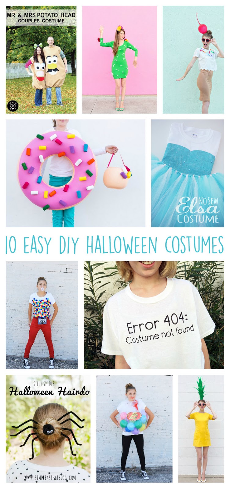 Aly Dosdall 10 easy DIY halloween costumes