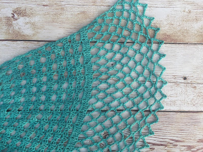 Daphne Crochet Shawl by Jen Lucas