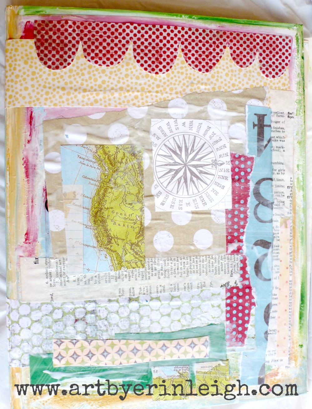 Art by Erin Leigh Art Journaling Just show up.