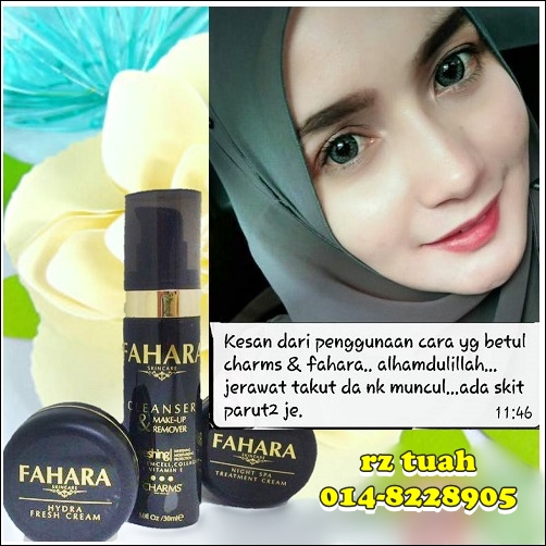 CHARMS FAHARA SKINCARE 3IN1 Rz Tuah Ent