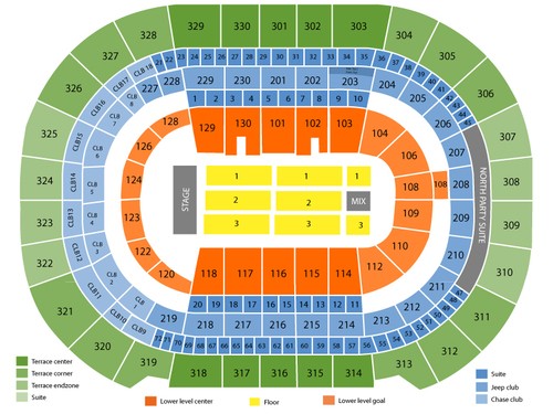 Concert Seating Chart For Amalie Arena