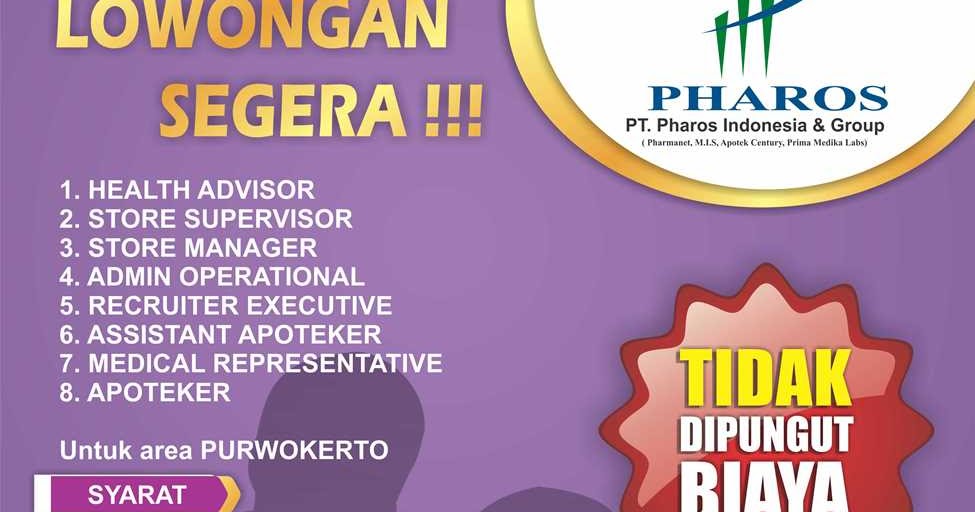 Rekrutmen di PT. Pharos Indonesia Purwokerto