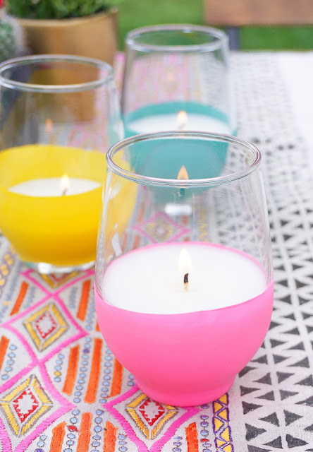 Velas de citronella diy para el verano