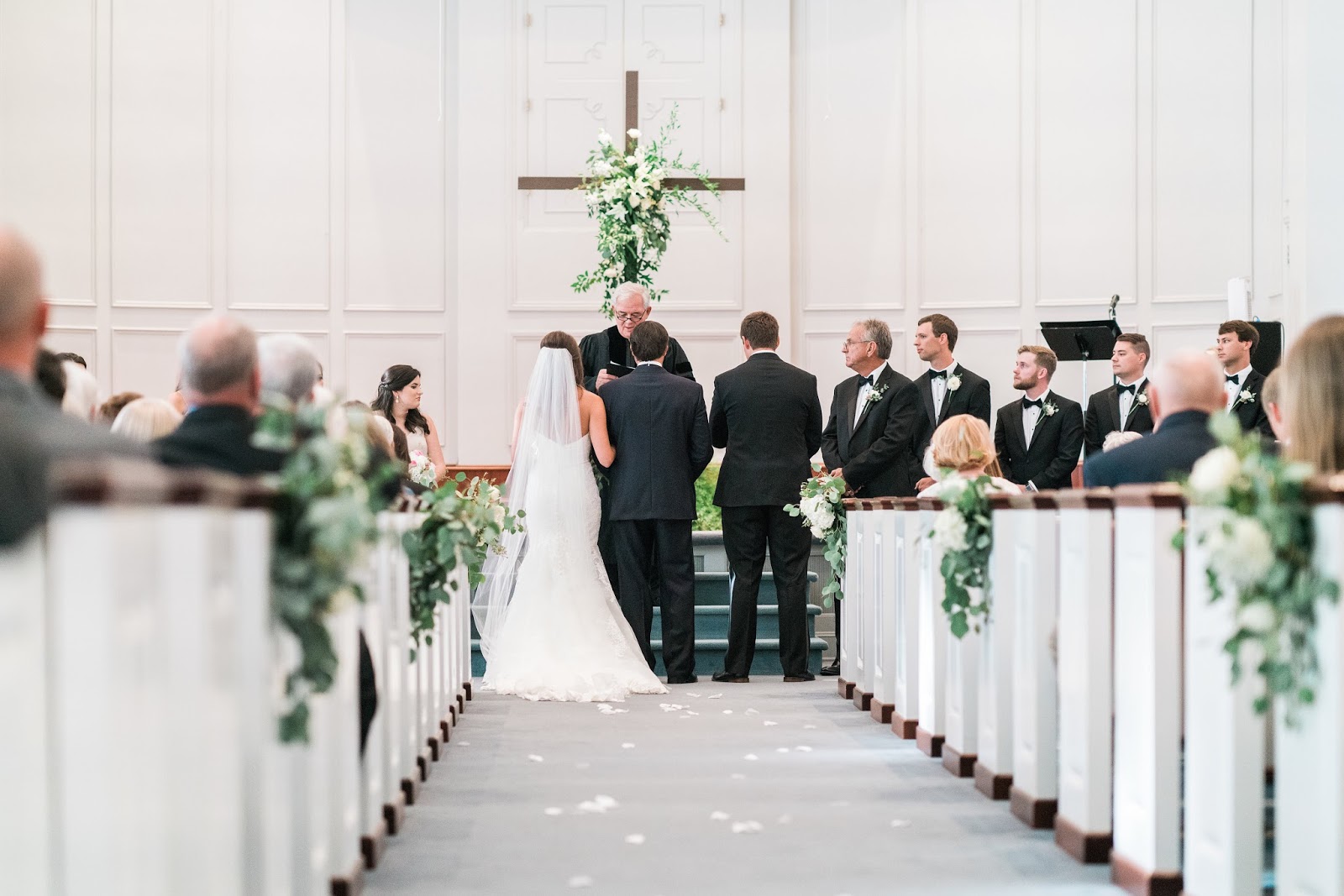 The Wedding Ceremony & Bridal Party Southern Style a