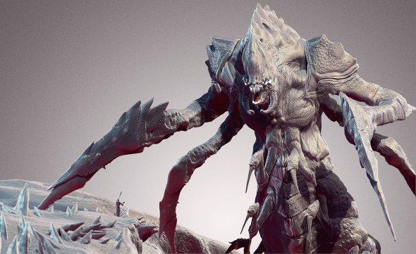Fantasia, terror e ficção científica nas ilustrações e modelos 3D de James Suret James Suret artstation deviantart arte ilustrações modelos 3D terror fantasia ficção monstros criaturas sombrias