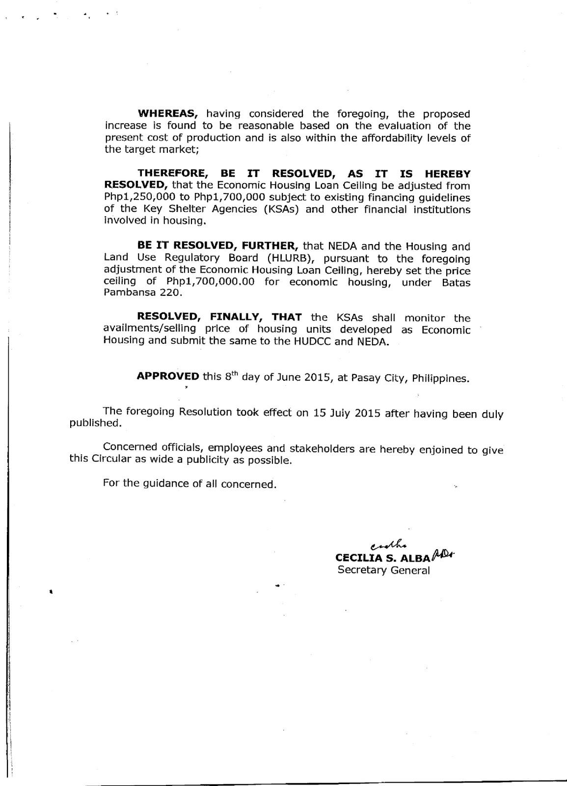 philippine real estate laws 2015