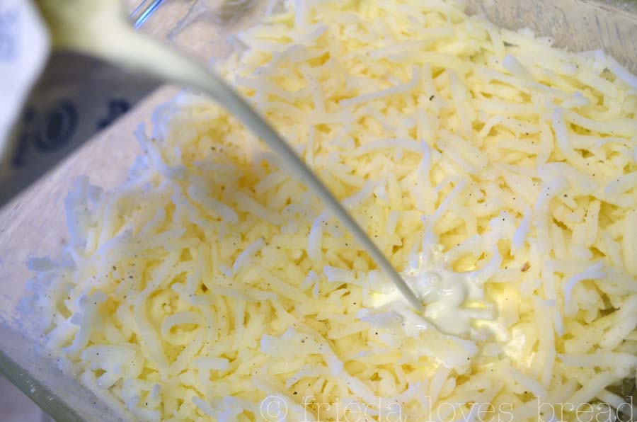 Frieda Loves Bread Easy Whipping Cream Potatoes with Simply Potato Shreds