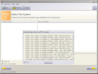 Proses scaning kedua untuk menampilkan file Proses scaning kedua untuk menampilkan file