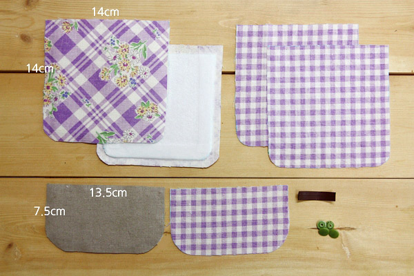 Mini fabric wallet sewing. Tutorial DIY in Pictures. 