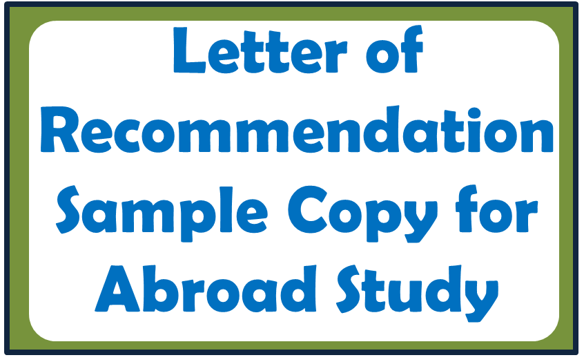 how to write a letter of recommendation a quick guideline how to write a letter of recommendation for study abroad