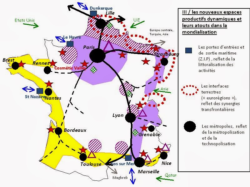 Comment Les Espaces Productifs Français S'adaptent à La Mondialisation LE BLOG HISTOIRE - GEO DES 1S3 DE BLAISE CENDRARS: de l'importance d'un