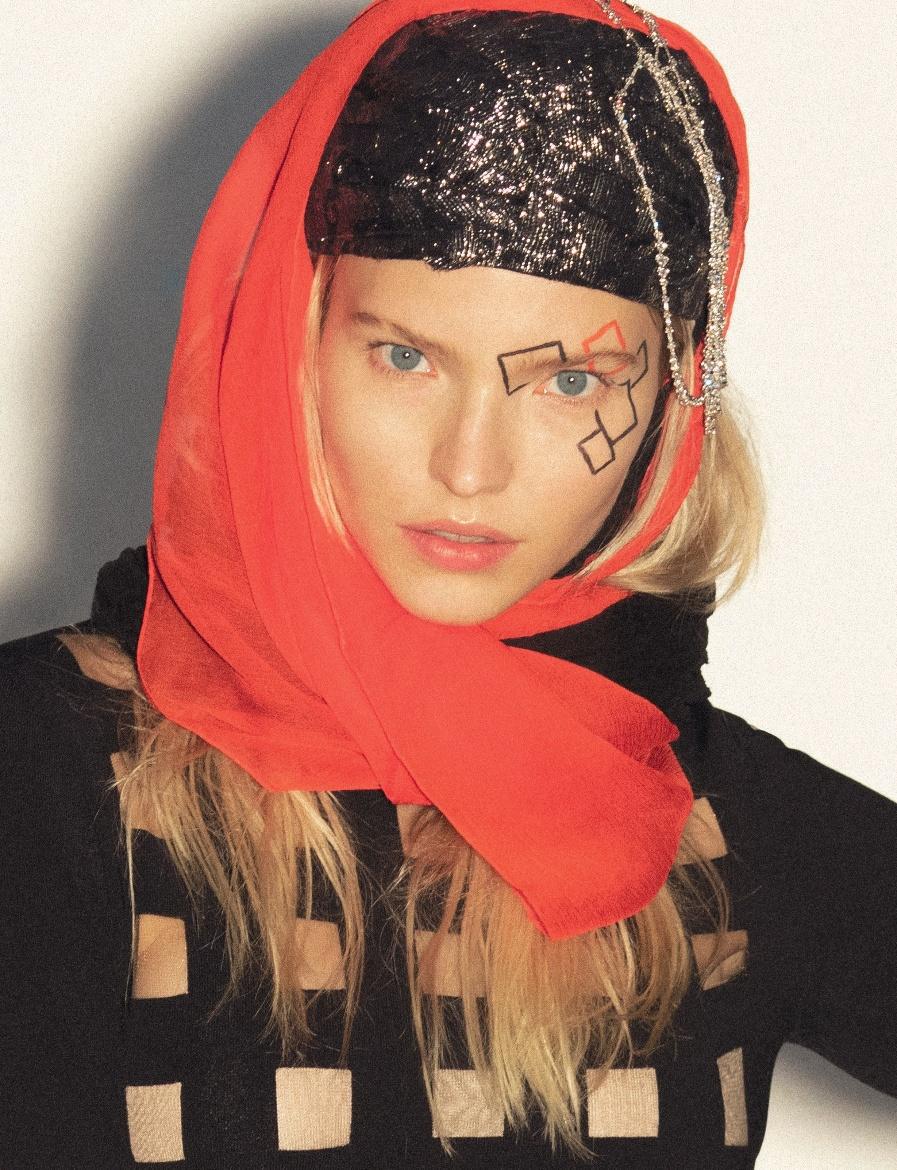 Sasha Luss in Numero February #210 2020 by Hans Feurer