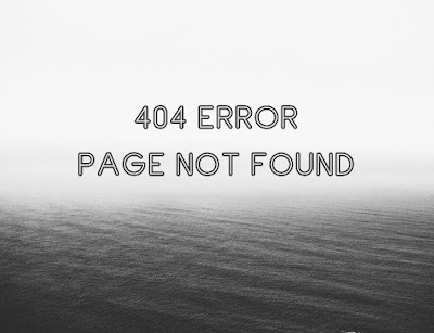 404 Error Page not found