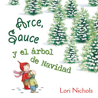 album ilustrado, que estás leyendo, lecturas, infantil, cuento, arce y sauce, arce, sauce y el árbol de navidad, lori nichols, picarona, ediciones obelisco, 