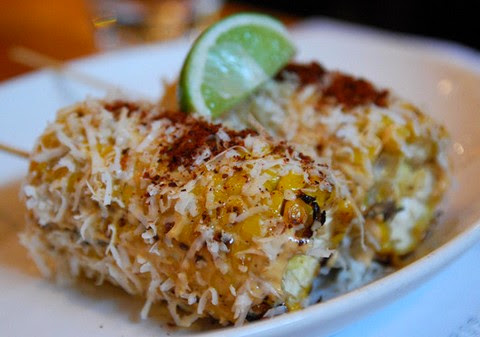 Char-grilled Corn with Mayonnaise, Paprika and Lime