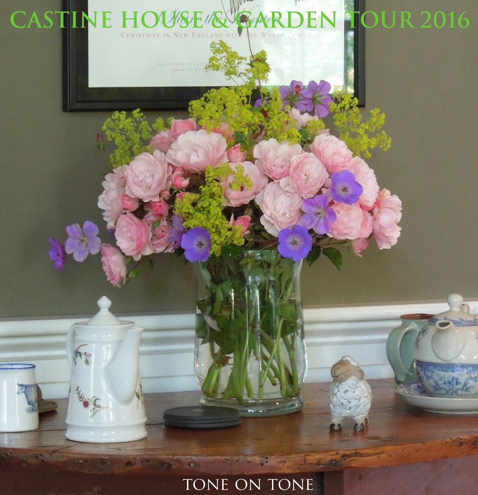 Tone on Tone Highlights of the Castine House and Garden Tour!