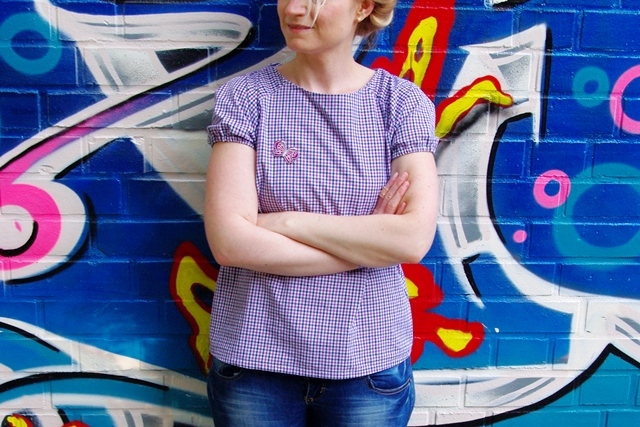 Upcycling Herrenhemd Herzstueck FinasIdeen Upcycling Herrenhemd Herzstueck FinasIdeen Shirt nähen