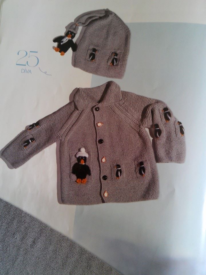 Bebek Yelek / Ceket / Süveter Örnekleri