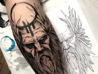 Yggdrasil Norse Half Sleeve Tattoo