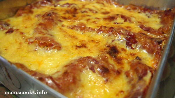 beefy lasagna