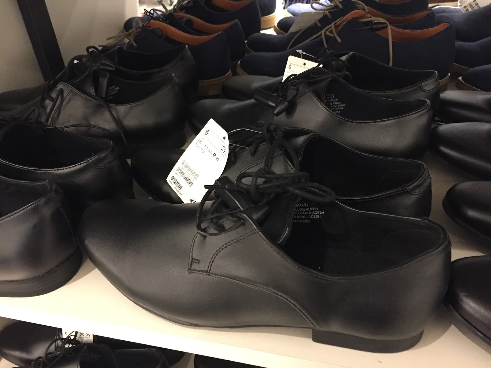 h and m mens shoes