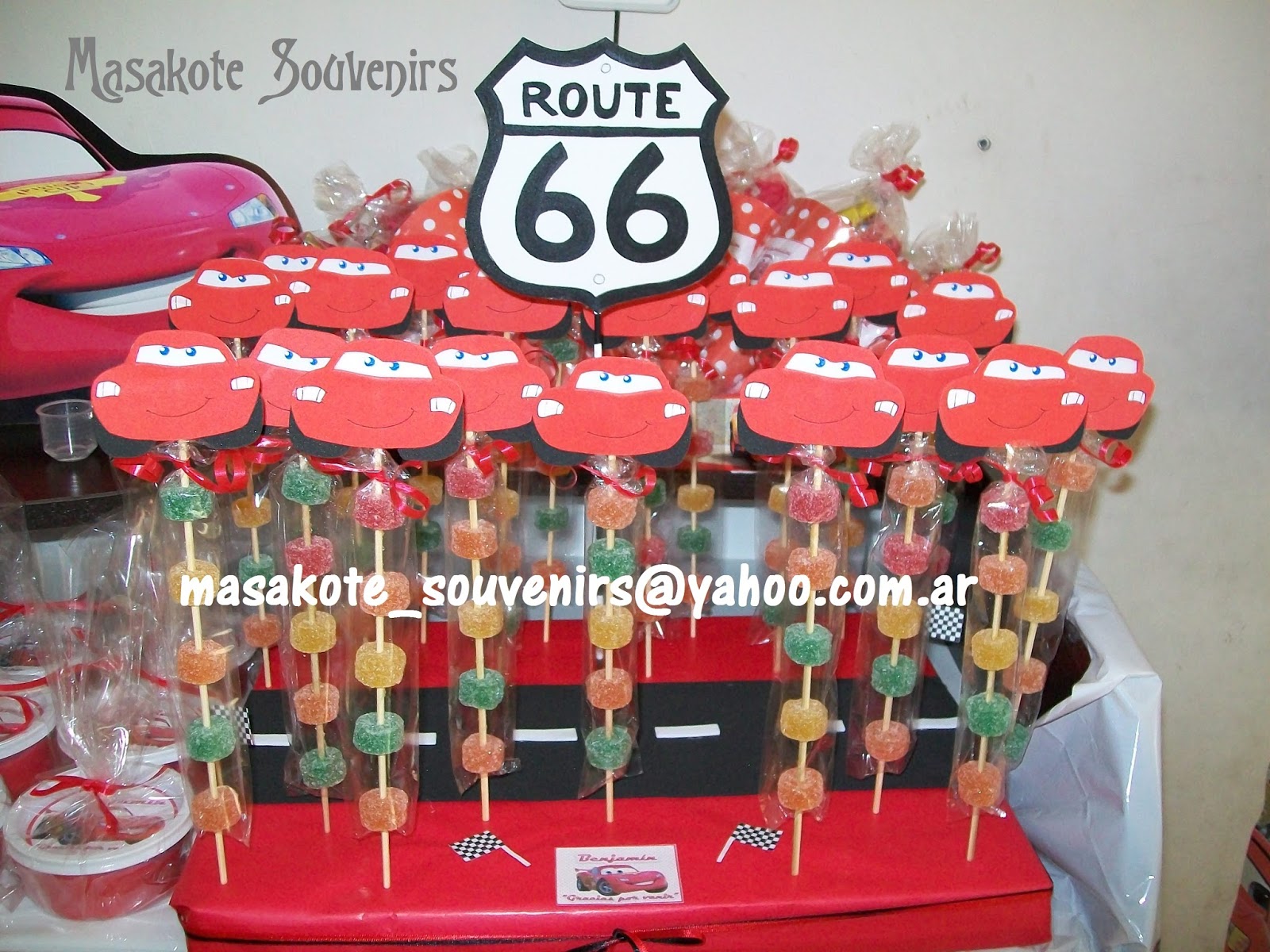 Masakote Souvenirs Infantiles Cars