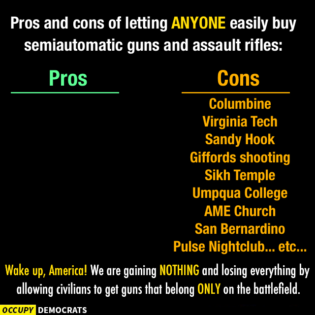 Pros and cons of gun control essay