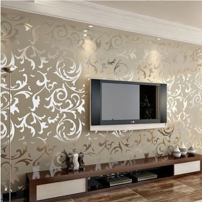 Motif Wallpaper  Cantik Dan Elegan  Untuk Ruang Tamu Dan 
