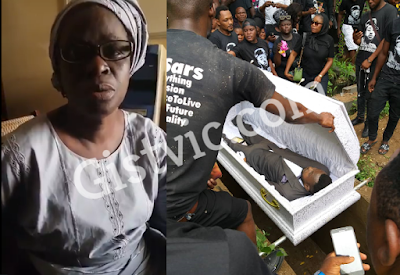 Mother Of Kolade Johnson Who Was Killed By SARS Thanks Nigerians For Their Help And Support