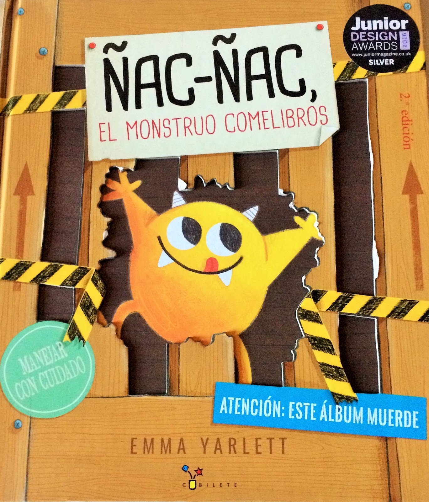 LOS LIBROS DE RAFAEL: Ñac-Ñac. El monstruo comelibros, de Emma Yarlett  [Cubilete]