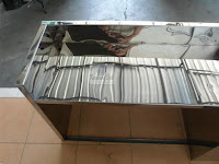Etalase Stainless Steel dan Meja Stainless Steel - Furniture Semarang