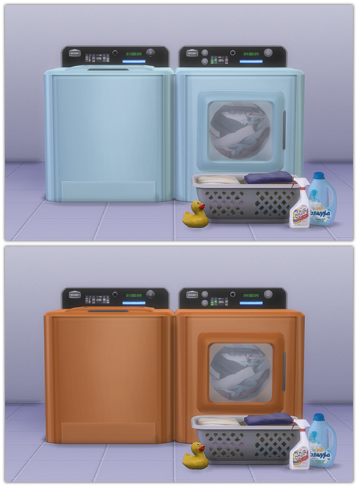 My Sims 4 Blog Washer & Dryer Recolors by 13Pumpkin31