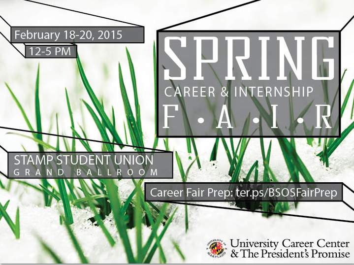 UMD PSYC ENews Don't miss the Spring Career and Internship Fair! Be