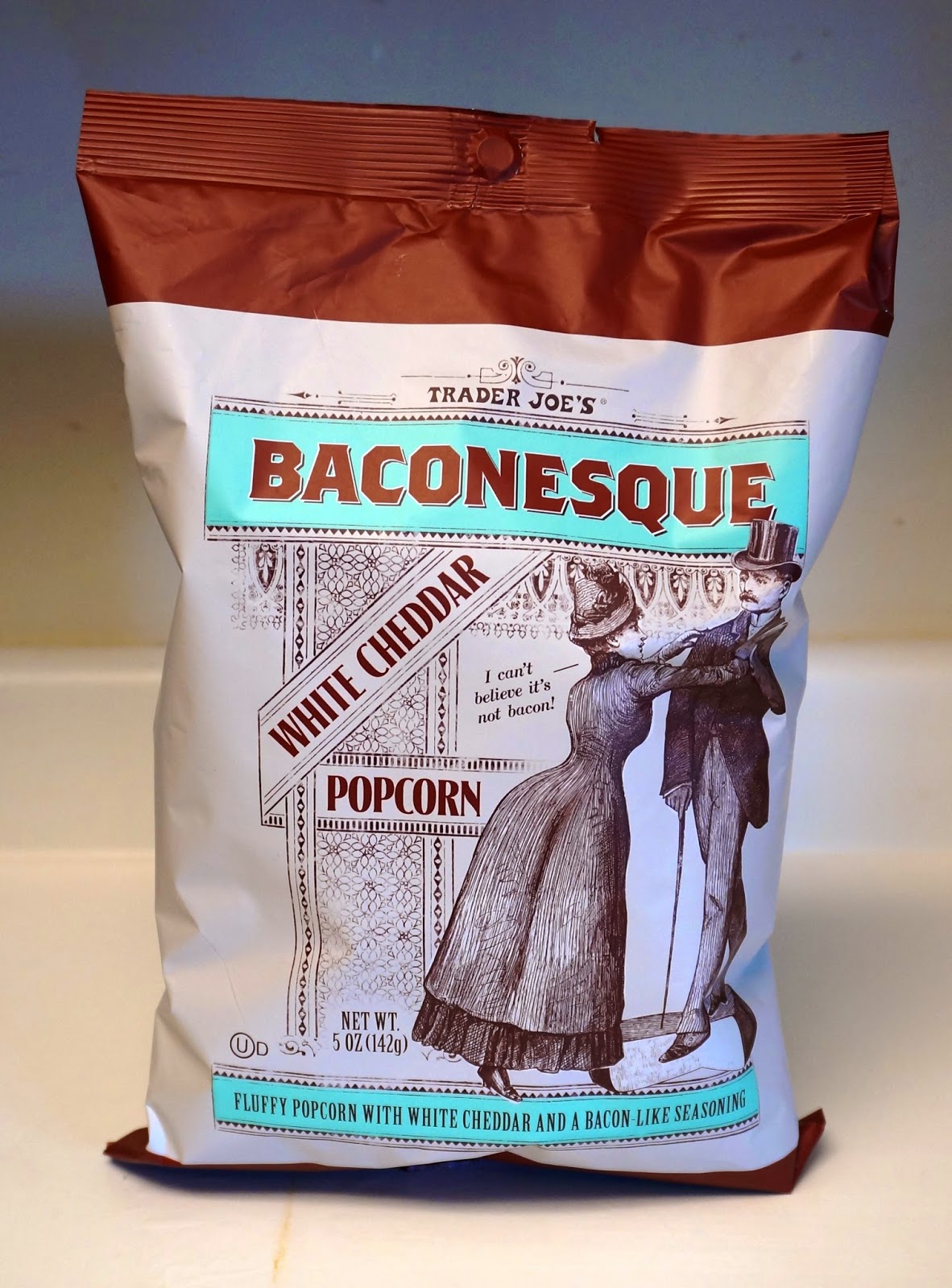 Exploring Trader Joe's: Trader Joe's Baconesque White Cheddar Popcorn