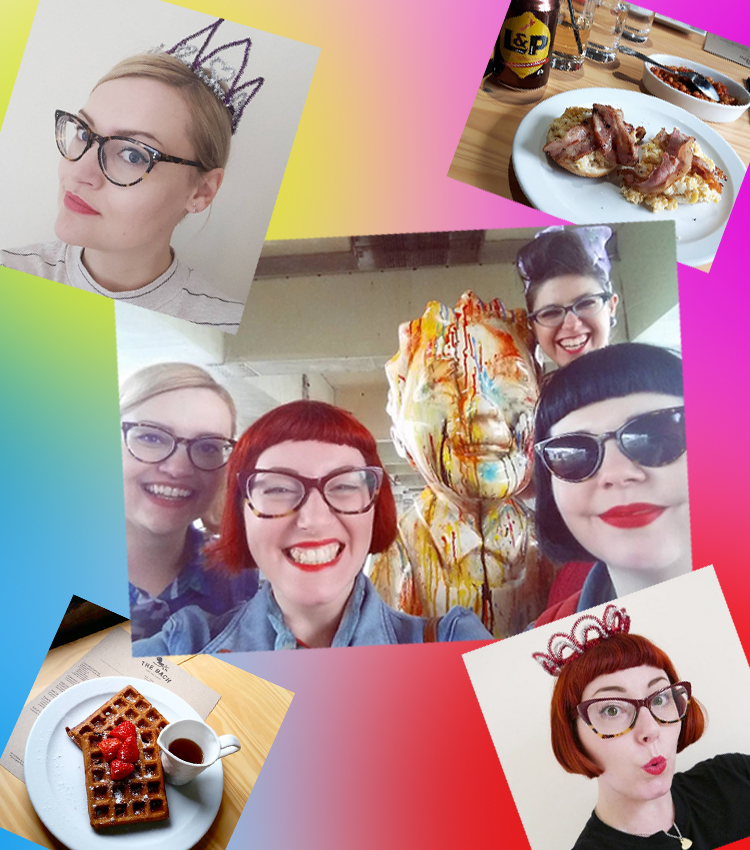 Girl Gang Weekender Collage of Memories Girl Gang, #girlgangweekender, DIY crowns, oor Wullie, Oor Wullie Bucket Trail, Scottish Bloggers, Brunch, The Bach, The Bach Dundee, Dundee Bloggers, Miss West End Girl, Wardrobe Conversations, Miss Vicky Viola