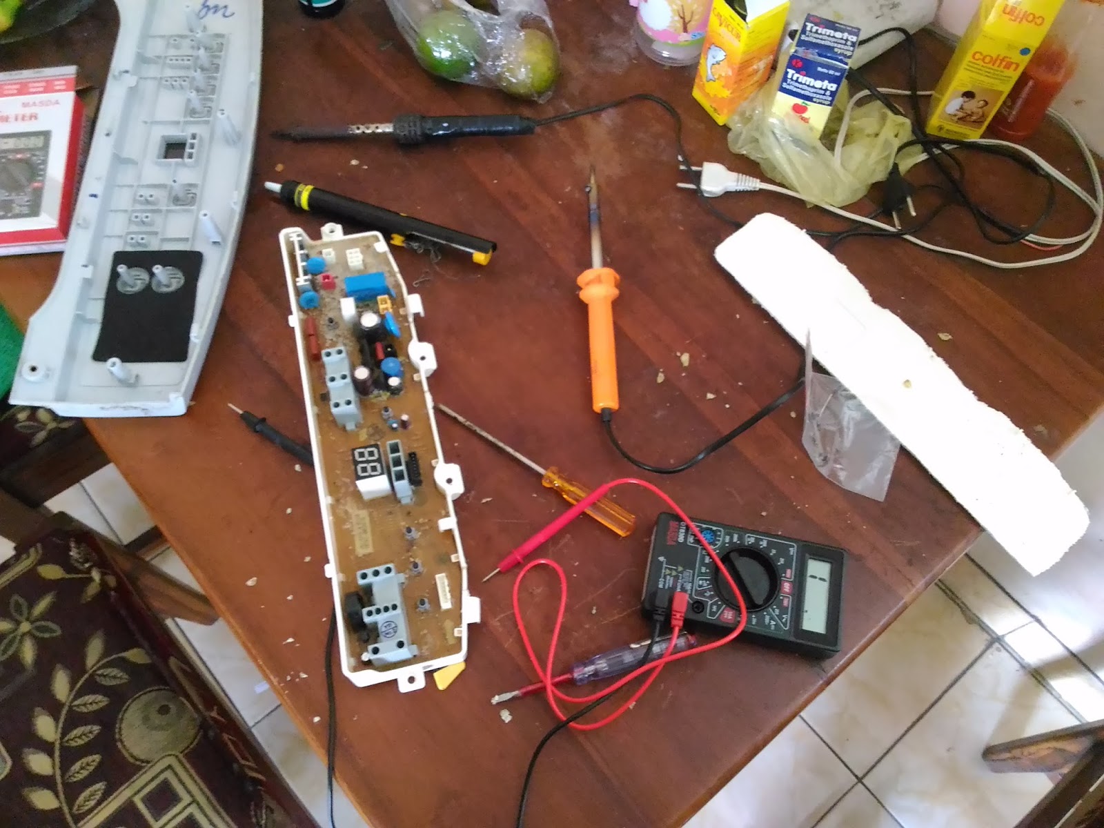 Ngleob: Pengalaman Masalah Modul Mesin Cuci Samsung WA70V4