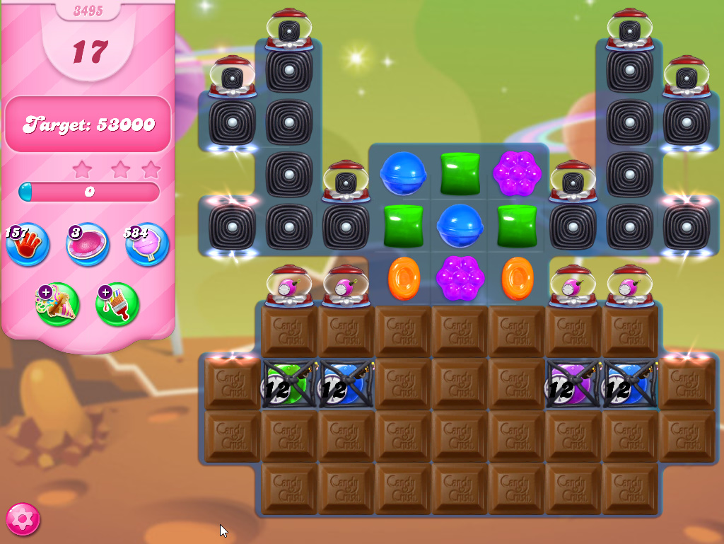 Candy Crush Saga level 3495 Candy Crush Saga level 3495