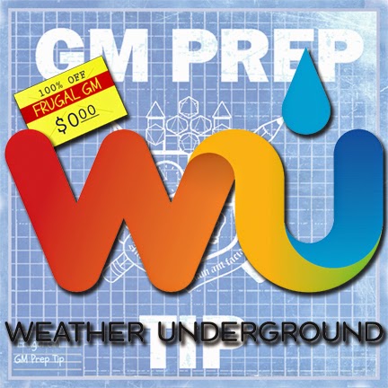 Free GM Resource: Weather Underground