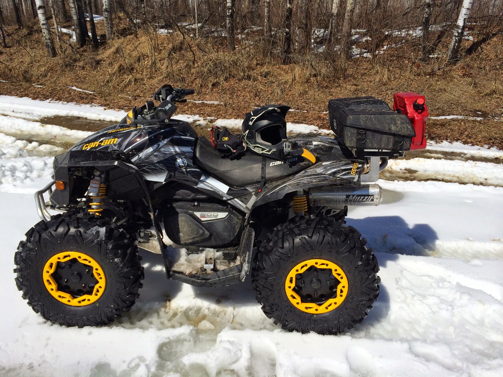 Sask Trail Riders Can Am Renegade vs Outlander
