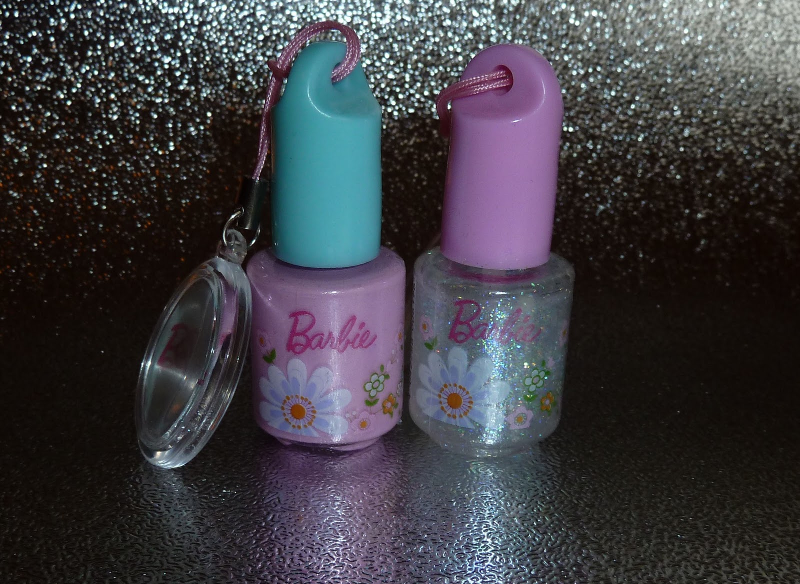 barbie nail polish design