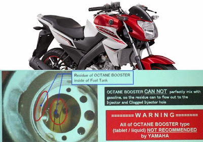 Bahaya Aplikasi Octane Booster di Motor Injeksi : tips sepeda motor
