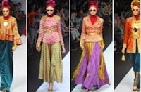 Model Baju Batik Songket Elegan Terbaru