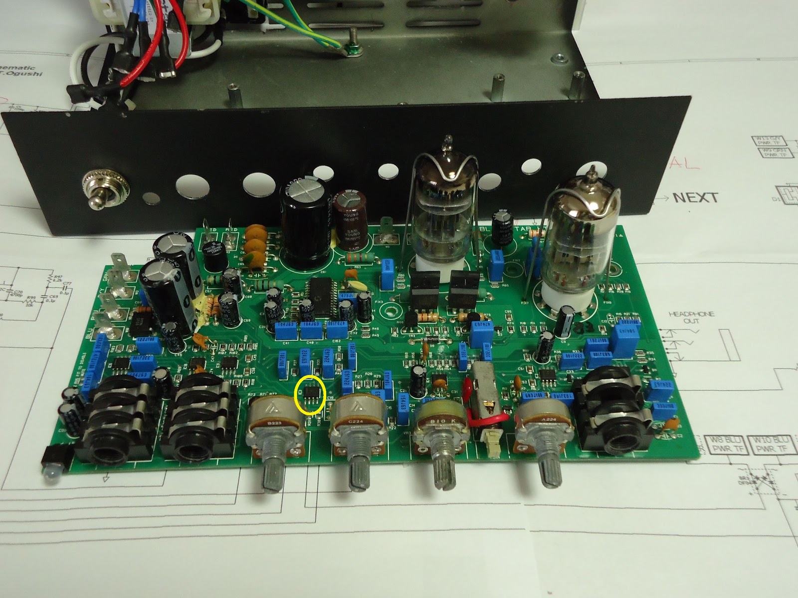 おじんHardRocker : BlackStar HT 1R Repair & Schematic 音が出なくなった基板の修理