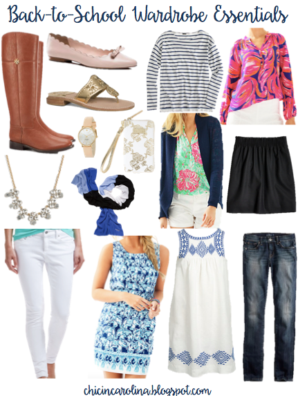 Chic In Carolina Back To School Closet Essentials Collab With