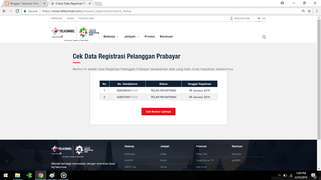 Cara Cek Registrasi Kartu Prabayar - Media Karya Edukasi