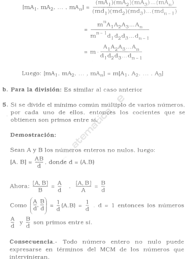 Mínimo Común Múltiplo De 180 MÍNIMO COMÚN MÚLTIPLO EJERCICIOS RESUELTOS DE MCM PDF