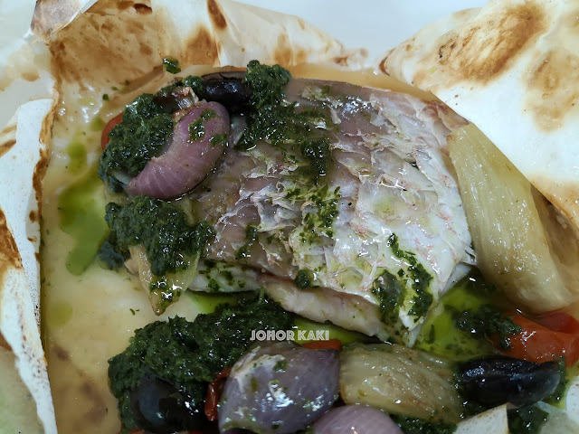 Lovely Lunch at Balé Club Restaurant @ Leisure Farm Resort Johor Snapper En Papillote