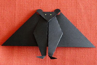 Needles 'n' Knowledge: Origami Bat Kid-CraftTutorial