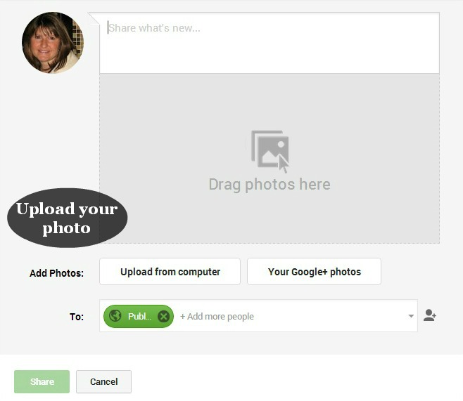 keeping photos private on Google+... a pictorial suzyhomemaker